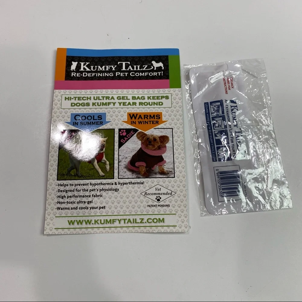 Kumfy Tailz Dog Warming/Cooling Dog Harness Sz XS